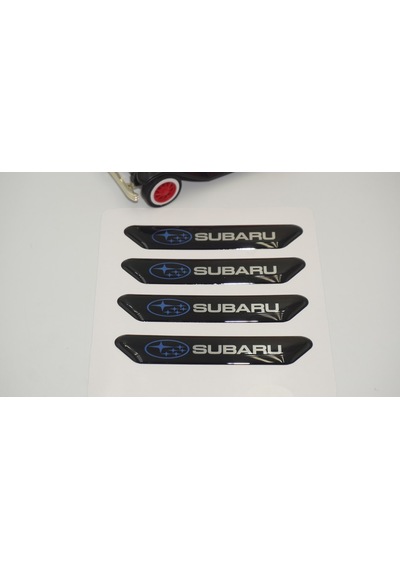 Subaru Logo Kapı Kenarı Koruma Metalize Damla Desen 3M Band
