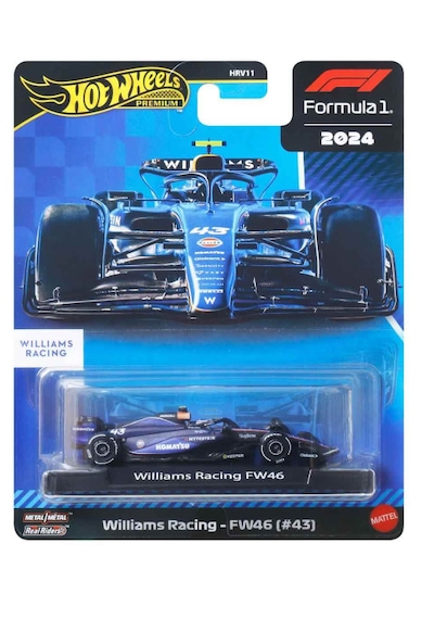 Hot Wheels Premium 2024 Formula 1 - Williams Racing - Fw46 43 Mavİ