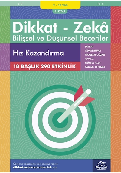 Hız Kazandırma 9 - 10 Yaş - Bilişsel ve Düşünsel Beceriler