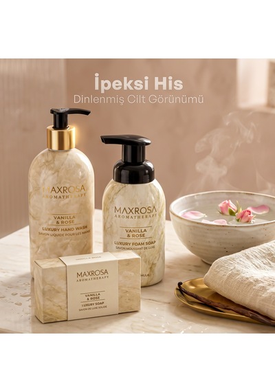 Maxrosa Aromatherapy Vanilla & Rose Sıvı Sabun 500 Ml