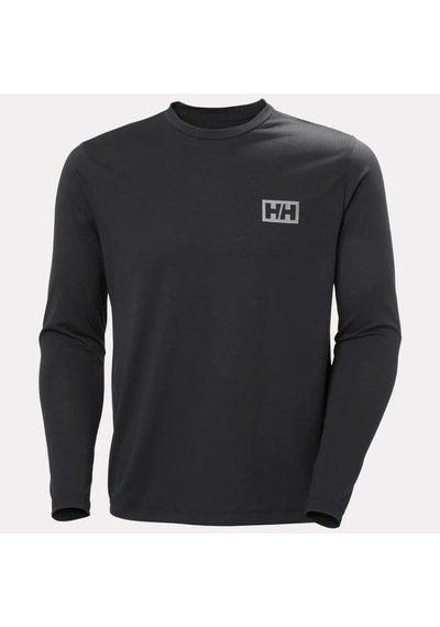 Helly Hansen Skog Graphic Long Sleeve Tee Erkek Sweat Hha.63407.hha.990 Siyah