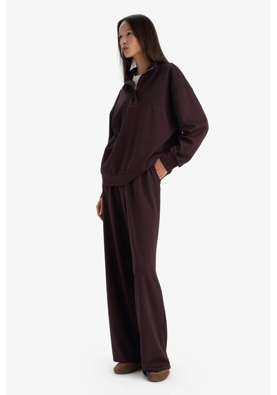 Defacto Wıde Leg Modal Pantolon F0998AX25AU Kahve