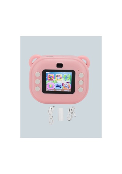Çocuklar İçin Şipşak Yazıcı Kamera 24mp Hd Çift Lensli Termal Baskılı - Hs08375367-9124 Renkli