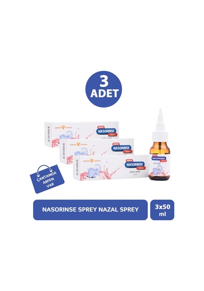 Nasorinse Sprey 50 Ml 3 Adet