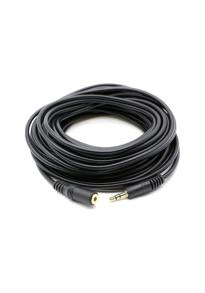 3.5mm Stereo Dişi Erkek Kablo Stereo Audio Ses Uzatma Kablosu 10m