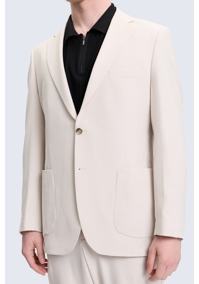 Hatemoğlu Taş Slim Fit Mono Yaka Casual Takım Elbise