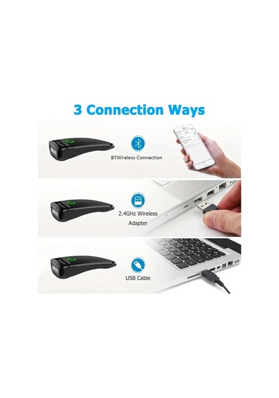 Refox W7 1100mah 1d 2d Qr Bluetooth Wireless Barkod Okuyucu