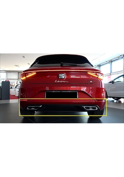 Seat leon arka tampon difüzör fr 2021+