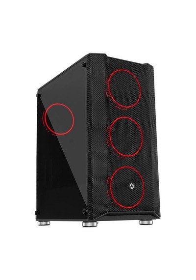 Ontech - Frısby Fc-9405g 650w 80+ 4x120mm Dual Rıng Rgb Fan Usb 3.0 Midi Tower Siyah Kasa