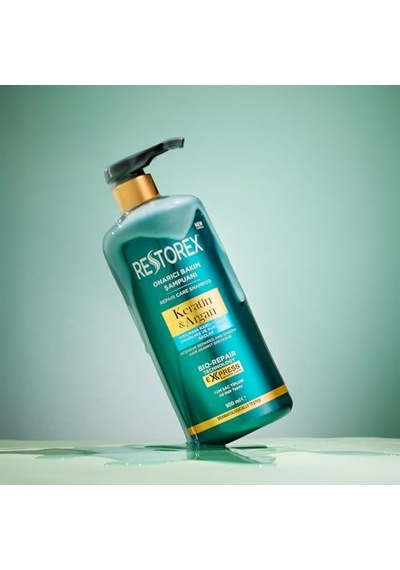 Keratin &amp Argan Onarıcı Saç Bakım Şampuanı 900 Mililitre, Yıpranmış Ve Hasar Görmüş Saçlar Diğer