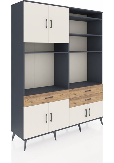 Hyperion Gardrop 10 Raflı 3 Çekmeceli 8 Kapaklı 176x44x221 Antrasit-aytaşı/çam Aytaşı/çam Hyperion Gardrop 10 Raflı 3 Çekmeceli 8 Kapaklı 176x44x221 Antrasit-aytaşı/çam Aytaşı/çam