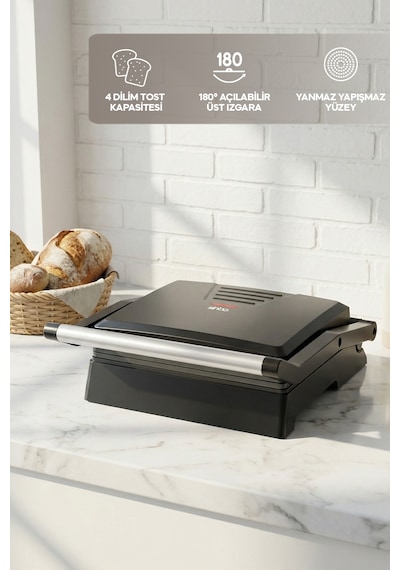 Sinbo SSM-2594 1000 W Izgara Ve Tost Makinesi