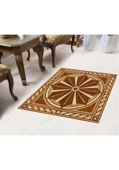 Kaplama Zemin Kaplama Folyosu Dekoratif Folyo 65x65 Cm 8.model Çok Renkli