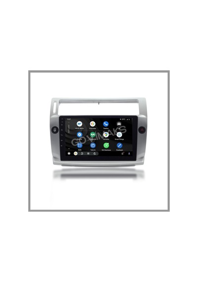 Govimaks Cıtroen C4 2005-2010 Uyumlu Grı 4 Gb Ram 64gb Hafıza Androıd Multımedıa Teyp 9"