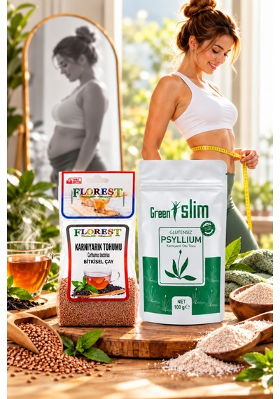 Karnıyarık Otu Tohumu 40g+ Karnıyarık Otu Tozu 100g-2'li Bitkisel Set - 943238037