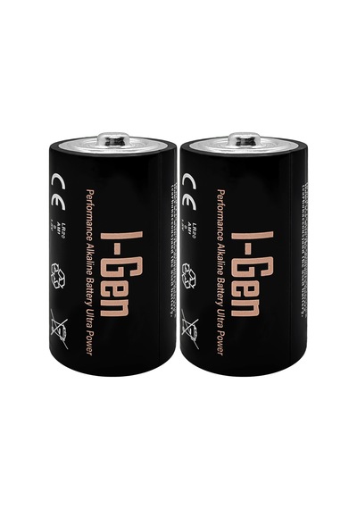 I-gen Lr20 Ultra Alkalin D Boy Pil 1.5v Büyük Boy Pil 2'li Paket