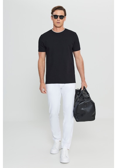 Altınyıldız Classıcs Erkek Sıyah Pamuklu Slim Fit Dar Kesim Polo Yaka Jakarlı Esnek Tişört SIYAH Altınyıldız Classıcs Erkek Sıyah Pamuklu Slim Fit Dar Kesim Polo Yaka Jakarlı Esnek Tişört SIYAH