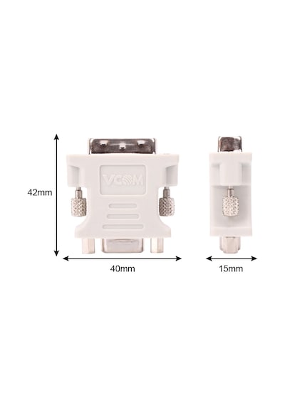 Vcom Ca301 Dvi 24+5 Erkek To Vga Dişi Dönüştürücü