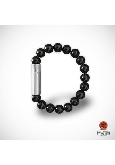 Les Fines Lames Punch Bileklik Steel Oniks - M