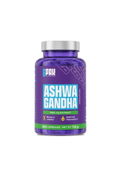 6pak Nutrition Ash 666 Mg Extract 90 Kapsül 72 G Takviye Edici Gıda