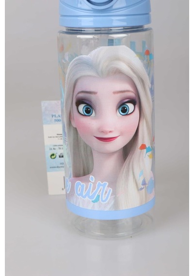 Yeni Sezon Lisanslı Frozen Elsa 500 Ml Trıtan Matara Açık Mavi Çok Renkli