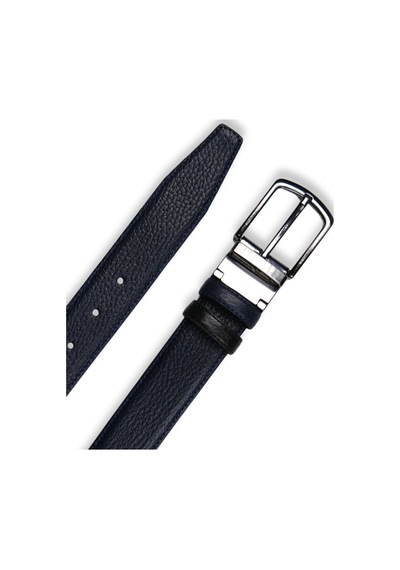 Mft Leather Hakiki Deri Erkek Kemer Çift Taraflı, 3,5cm, Siyah-lacivert 2365 Siyah-lacivert Mft Leather Hakiki Deri Erkek Kemer Çift Taraflı, 3,5cm, Siyah-lacivert 2365 Siyah-lacivert