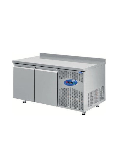 Karacasan Endüstriyel 281 Lt 304 Çelik Kaliteli 120 Cm İki Kapılı 700'lük Tezgah Tipi Buzdolabı Cs-tek 2d 700 120cm