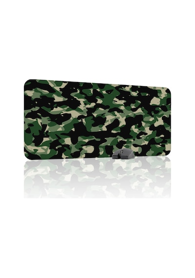 Kamuflaj Kaymaz Dikişli Kauçuk Oyuncu Mousepad V4 - 90x40 Xxl Gaming Mouse Pad Fare Altlığı