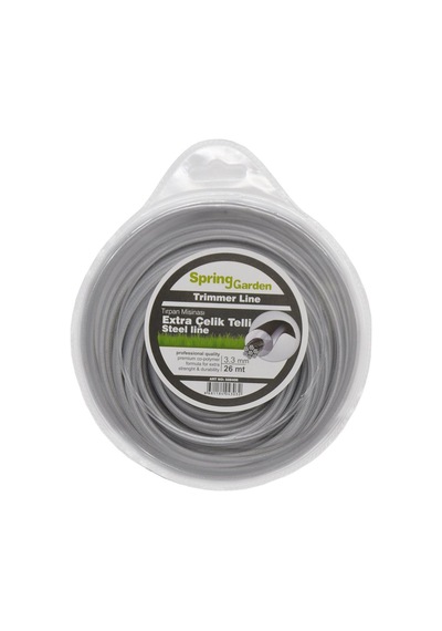 Motorlu Tırpan Misinası 3.3 Mm Extra Çelik Telli 26mt Spring Gard