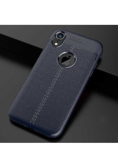 Apple Uyumlu iPhone Xr 6.1 Kılıf Zore Niss Silikon Kapak Lacivert
