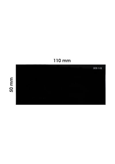 Scs Svar Kaynak Maske Camı Siyah 110X50 No:12 (Athermal Muadili)
