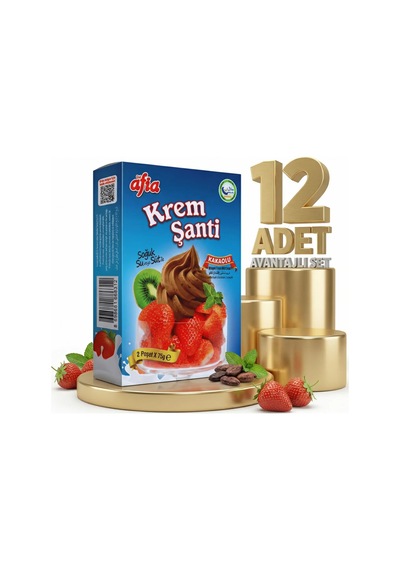 Afia Kakaolu Krem Şanti 12x150 Gr