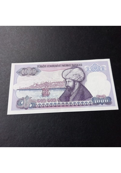 Escoines Koleksiyon 39963676420f8da052 7.emisyon 1.tertip C89serisi 1000türk Lira Ca/çil Kagıt Para