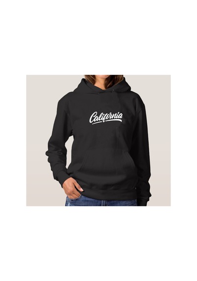 Blackjack Giyim Unisex Baskılı Oversize Kapşonlu Sweatshirt Siyah