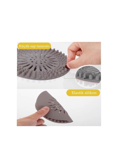 Yuvarlak Silikon Süzgeçli Lavabo Tıpası Mıt1068