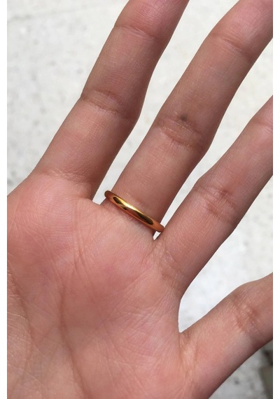 2Mm Süper Ince Bombeli Parlak Çelik Alyans Yüzük Cl26 553605946