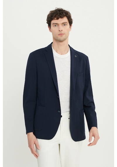 AC&Co / Altınyıldız Classics Erkek Lacı Pamuklu Slim Fit Dar Kesim Armürlü Esnek Torba Cepli Blazer Ceket Lacı AC&Co / Altınyıldız Classics Erkek Lacı Pamuklu Slim Fit Dar Kesim Armürlü Esnek Torba Cepli Blazer Ceket Lacı