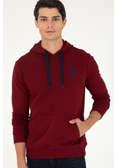 U.s. Polo Assn. Erkek Bordo Sweatshirt 50289059-vr014 Bordo