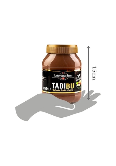 Abdurrahman Tatlıcı Tadıbu Kakaolu Fındık Ezmesi 850gr %35 Fındık