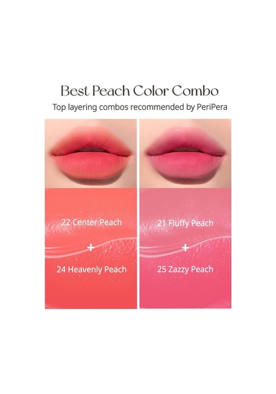 Uzun Süre Kalıcı Ve Hafif Formüllü, Kadife Bitişli Tint Ink Airy Velvet 22 Center Peach