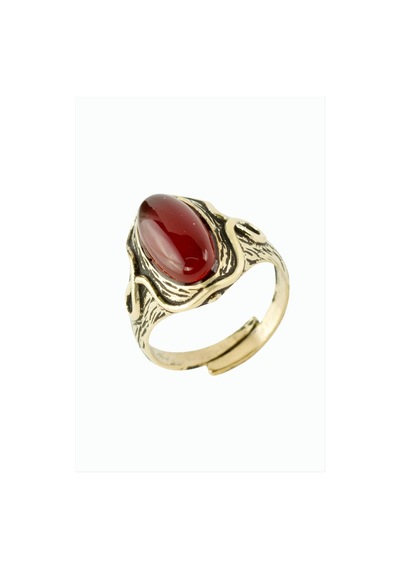 Zenviac456 Oval Doğaltaşlı Otantik Yüzük Zenviac45678 Akik 56096381