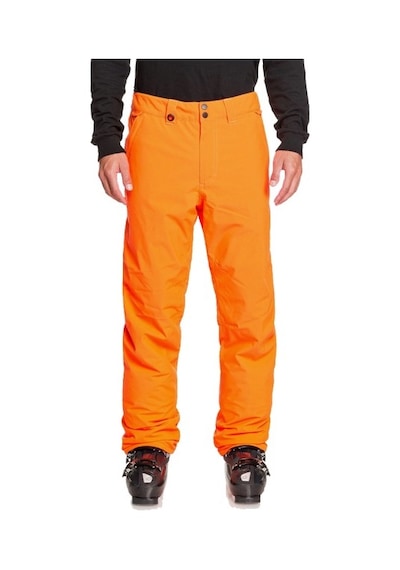 Quiksilver Arcade Erkek Turuncu Snowboard Pantolonu Siyah