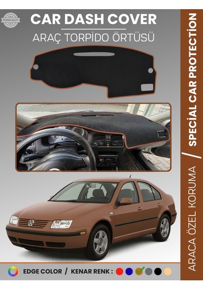 Volkswagen Jetta 1997-2003 Torpido Örtüsü Ön Panel Torpido Koruma Tam Uyum Çatlamayı Önler - 717 Stiloto