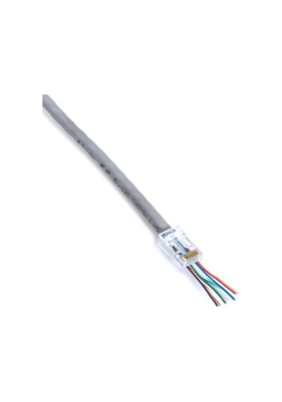 Frisby FNW-RJ4528N RJ-45 Cat 6 Yeni Nesil Delikli Konnektör 100'lü