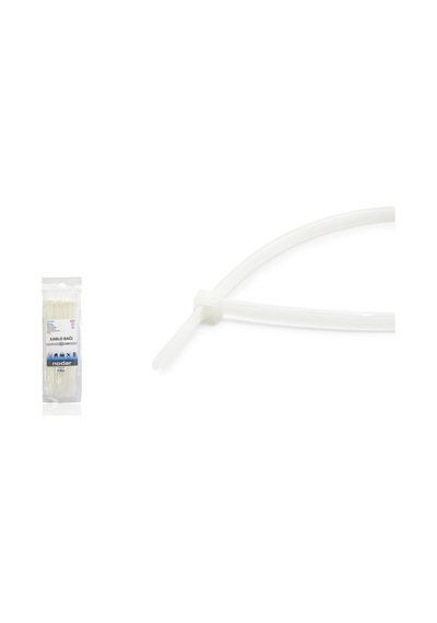 Nodar Nd4805b Kablo Bağı 3.6 X 300 Mm 100 Adetli Paket Beyaz