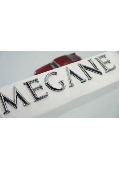 Renault Megane 2 Krom Bagaj Yazısı