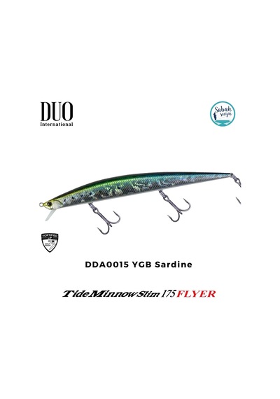 Duo Tide Minnow Slim 175 Flyer Dda0015 Ygb Sardine