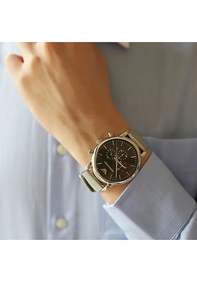 Emporio Armani AR1808 46 mm Gri Erkek Kol Saati