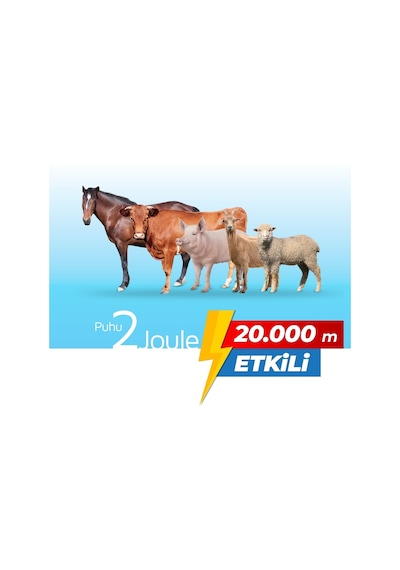 Puhu Ecos Elektrikli Çit Cihazı 2 Joule 20.000 M