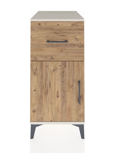 Kronos Komodin Tek Raflı Tek Çekmeceli Tek Kapaklı 44x59x96 Aytaşı-çam Aytası